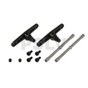 208347 -  CNC Stablizer Control Set (Black anodized) Gaui X5